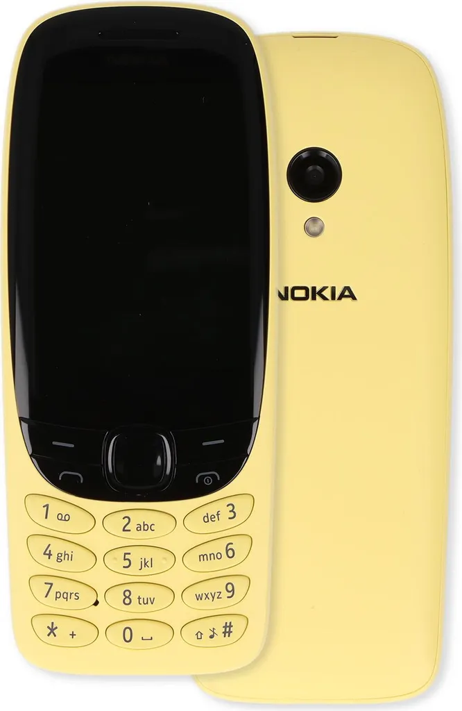Nokia 6310 (2021) 16MB Dual-Sim Giallo - Telefono Aziendale Secondario