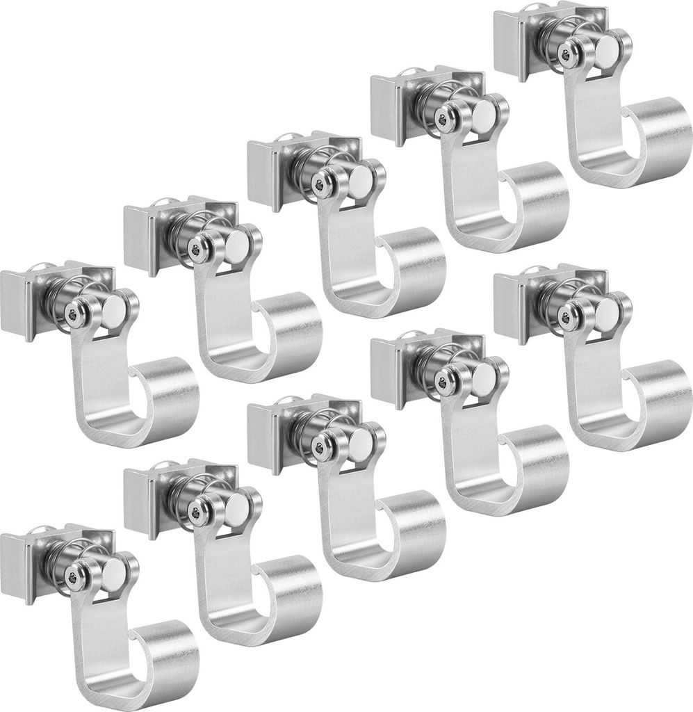 Clanmacy Single Endfitting für Airlineschiene 10 Stück