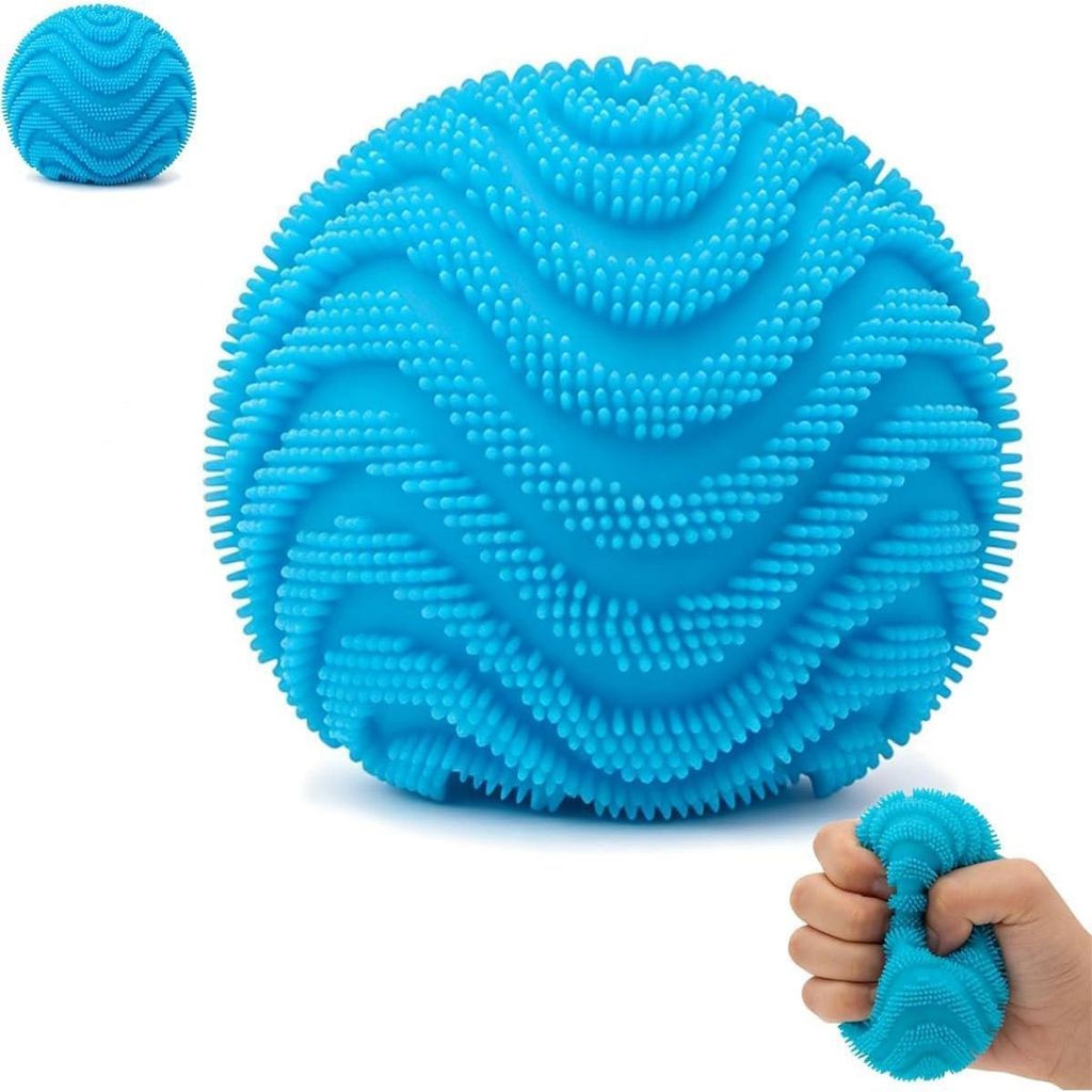 Anti Stress Ball Slow Rising, Sensorik Spielzeug aus weichem TPR, Fidget Toy zum Kneten, Drücken und Entspannen für Kinder & Erwachsene