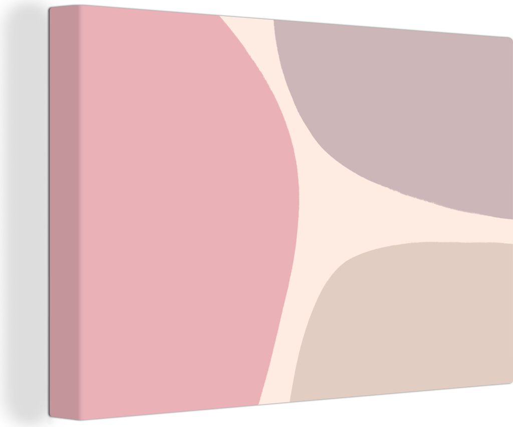 OneMillionCanvasses - Leinwandbilder - 140x90 cm, Gestaltung - Pastell - Minimalismus, Wandbilder Kunstdruck Wanddekoration - Foto auf Leinwand -...