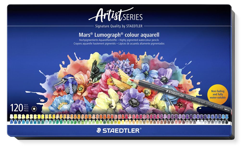 STAEDTLER Mars Lumograph 104 wasservermalbarer Farbstift Produktbild 