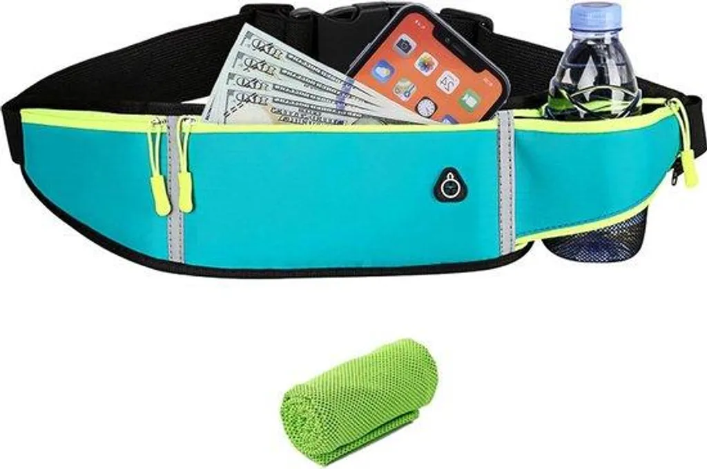 Sac banane classique pour la course avec support téléphone et gourde