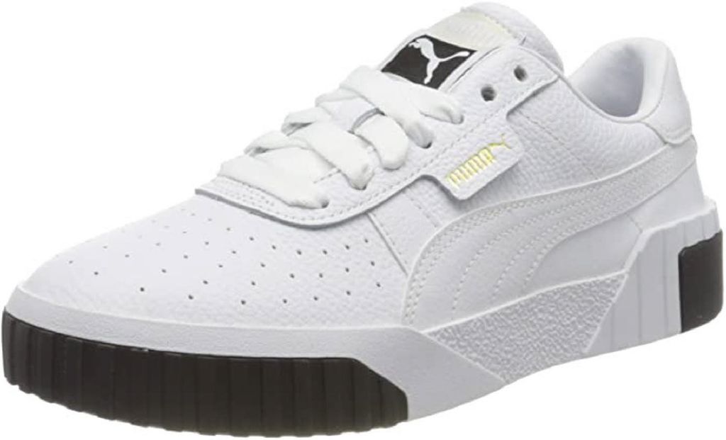 PUMA Damen Cali WN's Sneaker, White Black, 36 EU
