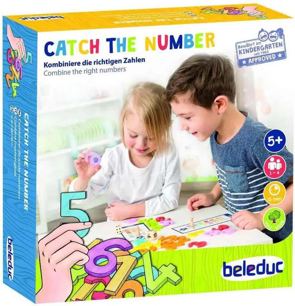 Jeu d'éveil mathématique Attraper le numéro : Pour CP et maternelle - 8