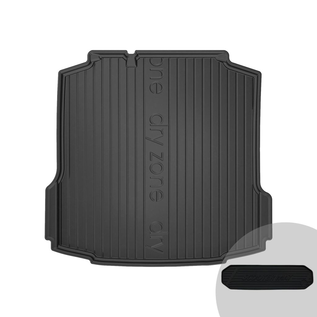 FROGUM Gummi Kofferraummatte Kofferraumwanne für Skoda Rapid 2012-2019