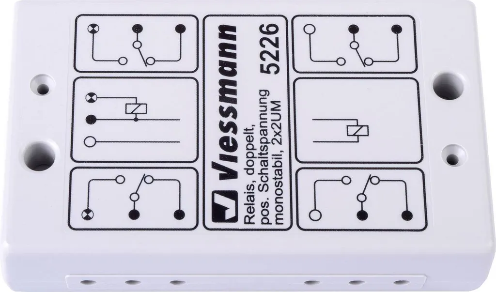 Relais monostable Viessmann 5226 avec impulsion de commutation positive