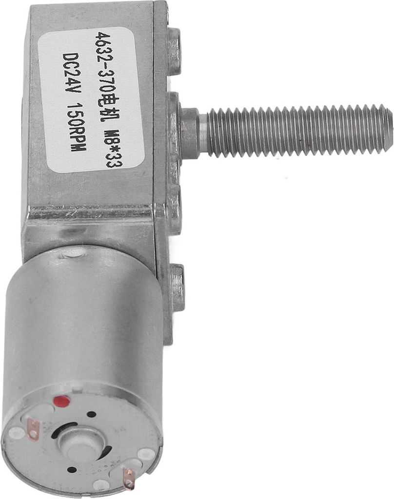 Turbo-Schneckengetriebemotor mit hohem Drehmoment, Mikrogetriebe, DC 24 V, M8x33 mm, Elektrowerkzeuge, 150 U/min