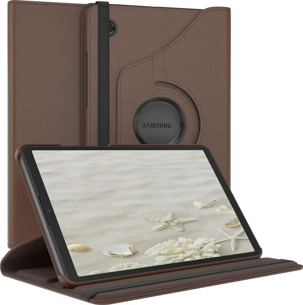 EAZY CASE - Tablet Hülle für Samsung Galaxy Tab A11 Schutzhülle, Tablet Case 360° drehbar in Braun