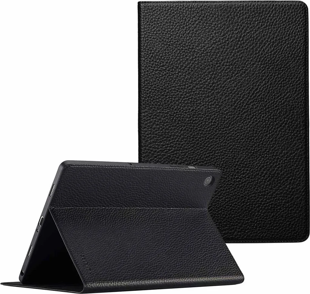 Selencia Riva Custodia pieghevole Samsung Galaxy Tab A9 Plus - Nero