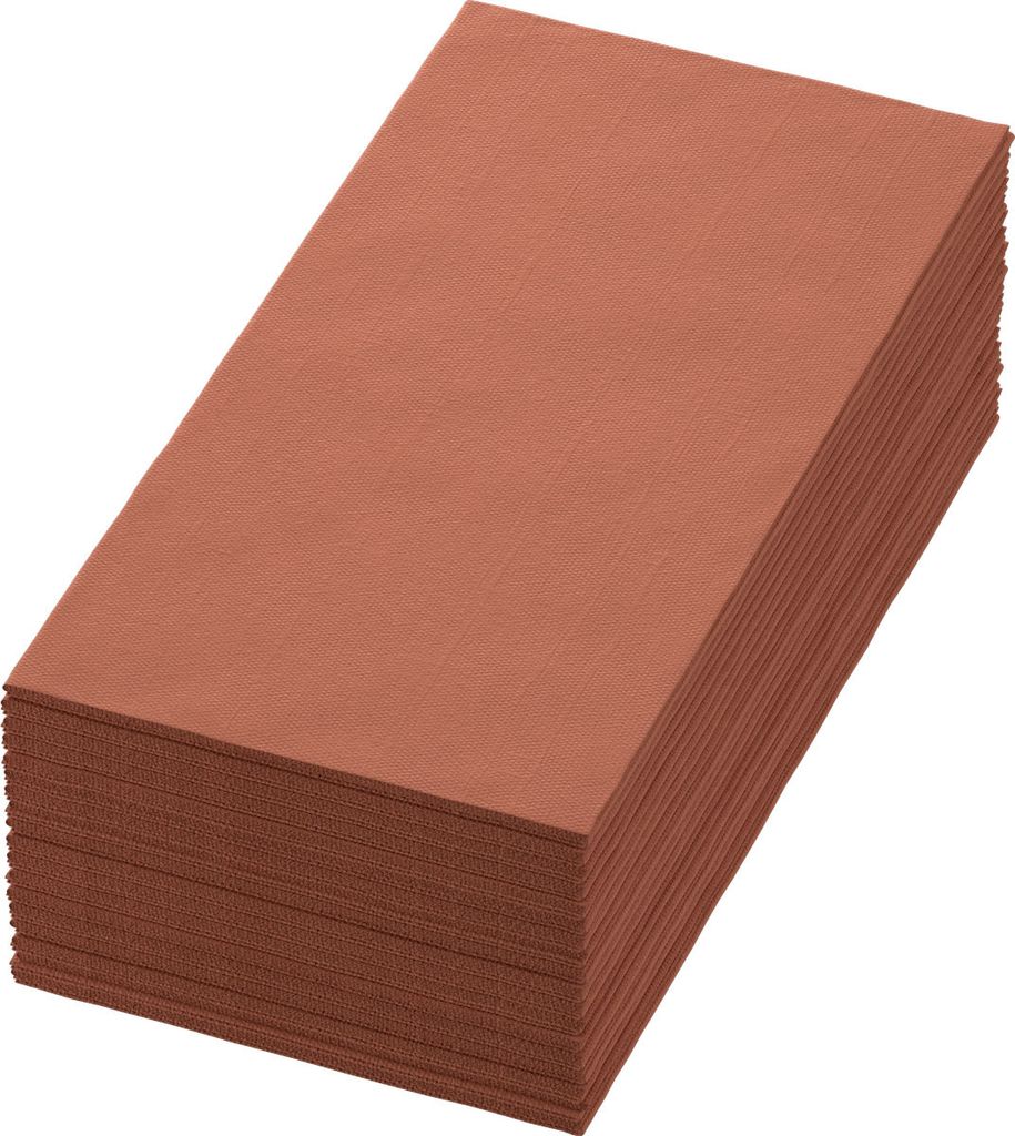 Duni Tissue Servietten 3 lagig 40 x 40cm Earth Terra 250 Stück