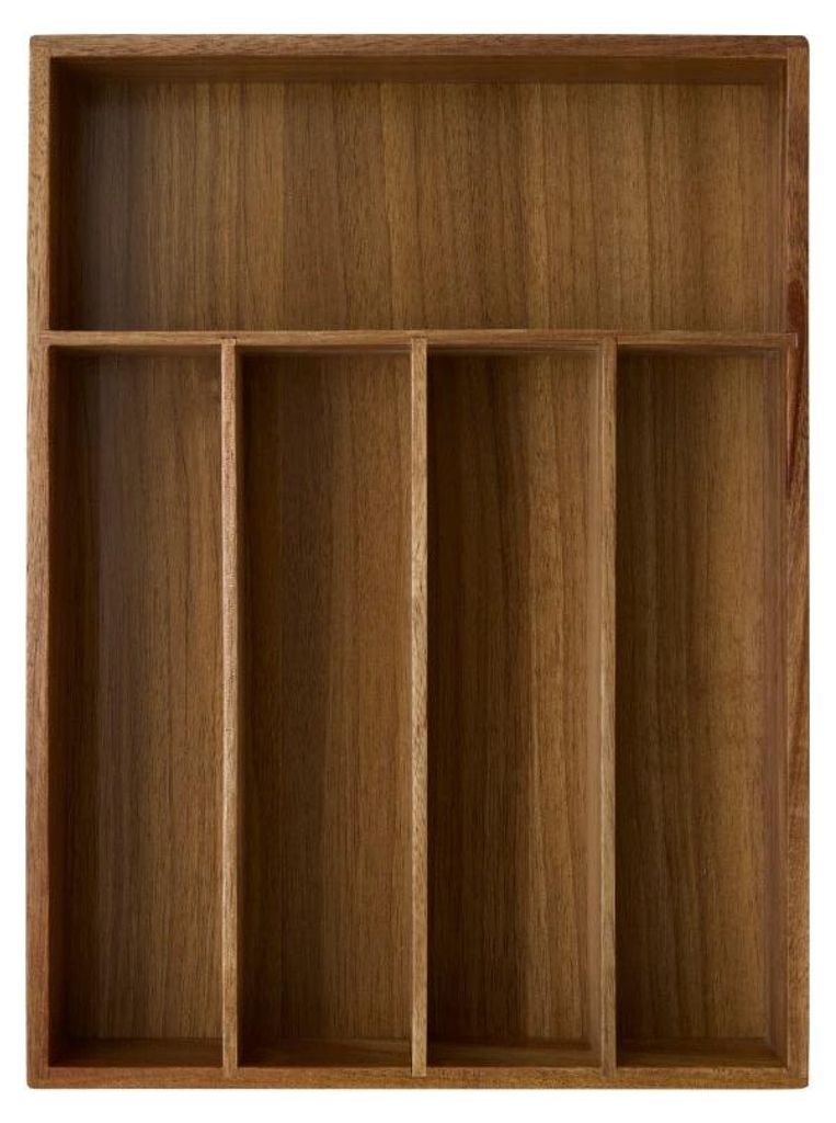 Drewniany organizer na sztućce TIDY SMART, 26 x 35 x 5 cm Zdjęcie produktu 