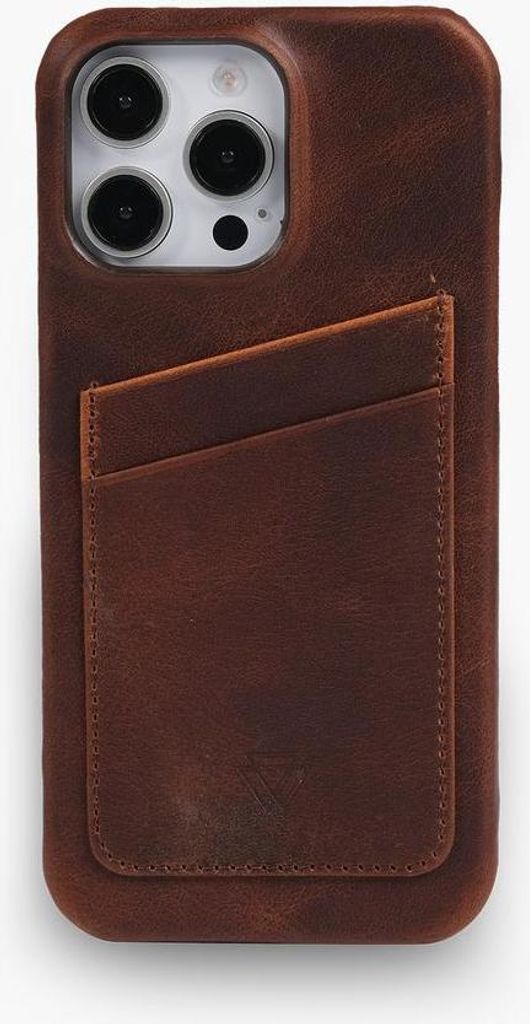 Wachikopa Full Wrap Lederhülle iPhone 16 Pro Max mit Kartenfächern