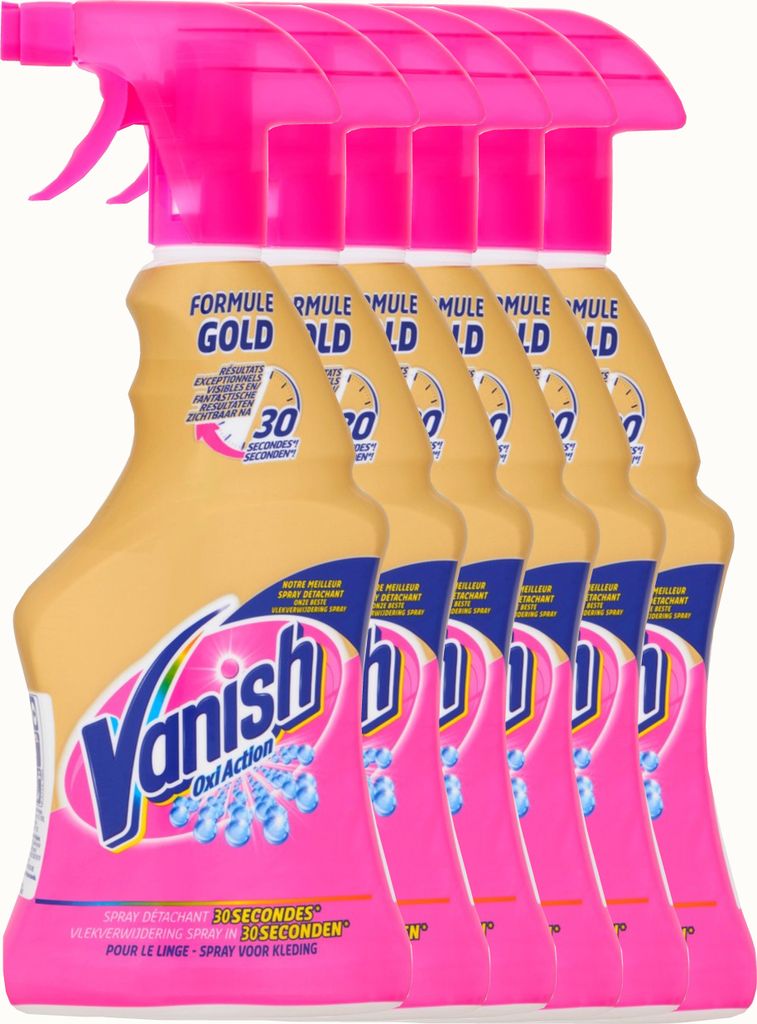 Vanish Oxi Action Gold Fleckenentferner-Spray – 6 x 500 ml