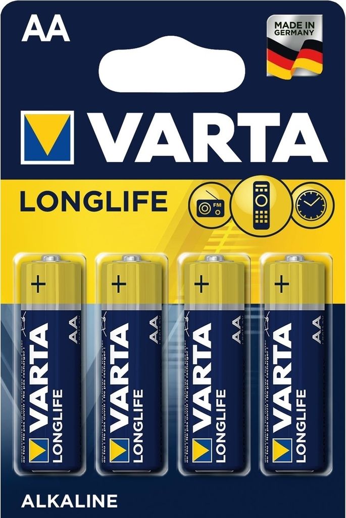 Varta 04106110414, Einwegbatterie, AA, Alkali, 4 Stück(e), Produktbild 