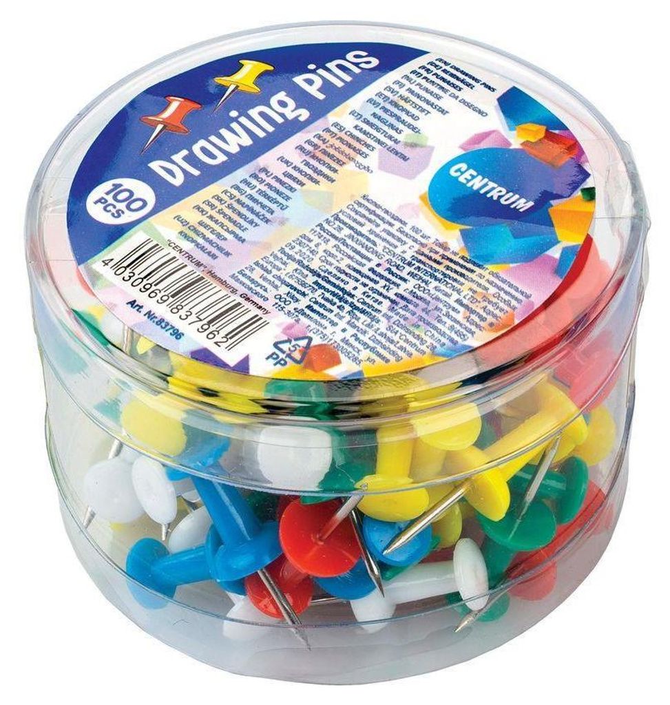 Épingles à barillet colorées 10mm x 100pcs 83796 Image du produit 
