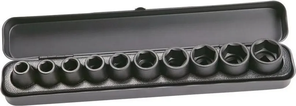 Douilles à chocs 1/2' HIKOKI 751879 en acier renforcé avec coffret