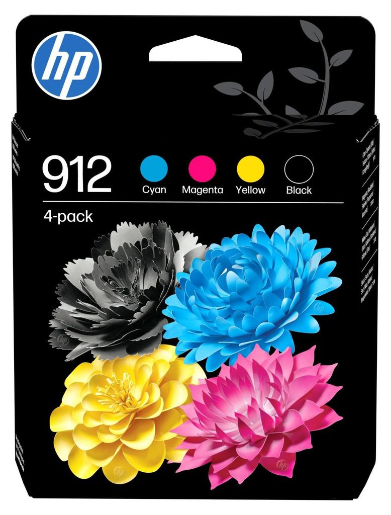 HP 912 CMYK Inktpatronen 4-pack Productafbeelding 