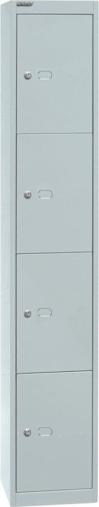 Bisley Garderobenschrank Office - Farbe: Lichtgrau