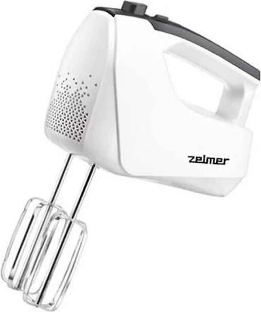 Batteur à main Zelmer ZHM2550 Blanc - Mixeur 5 Vitesses avec Mode Turbo