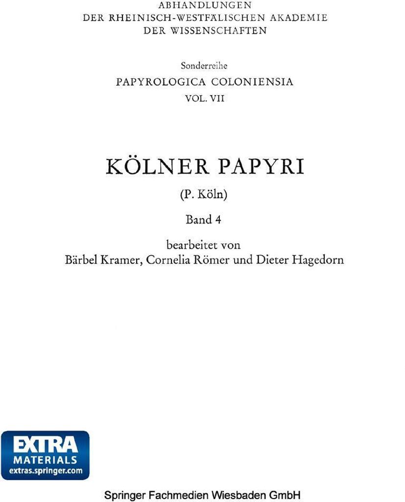 Kölner Papyri