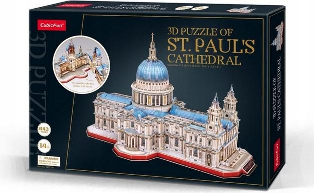 Cubic Fun CUBICFUN 3D puzzle St. Paul ́s Cathedral