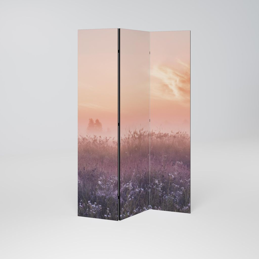 SpaceRebels Paravent Raumteiler - 3-teilig Raumtrenner, Druck 1-Seite - Raumtrenner - Trennwand Wohnung - Room Divider - Spanische Wand Deko Modern...