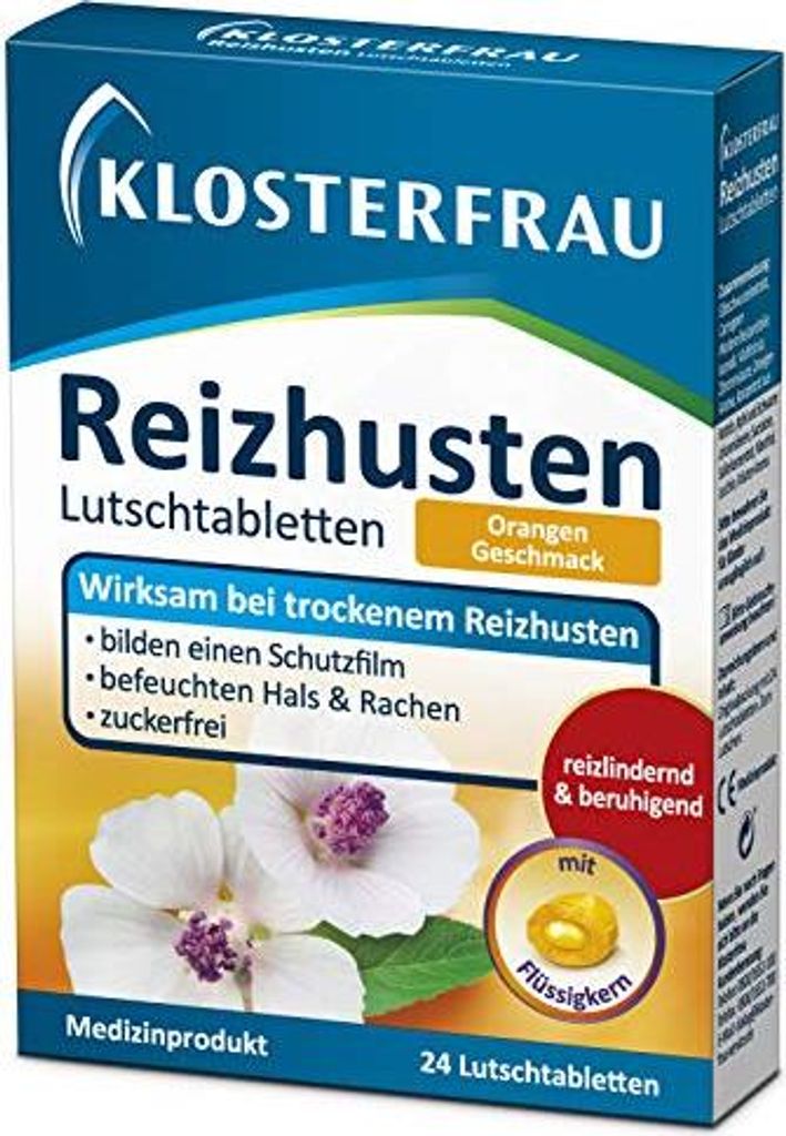 Klosterfrau Tosse irritabile 24 pastiglie Arancione Immagine del prodotto 