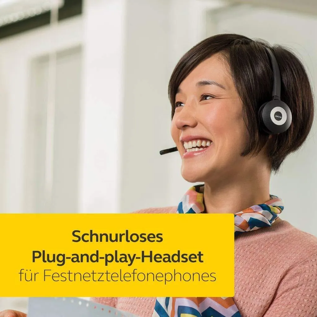 Jabra PRO 920 Duo Casque sans Fil DECT Binaural pour Téléphone Fixe - 13