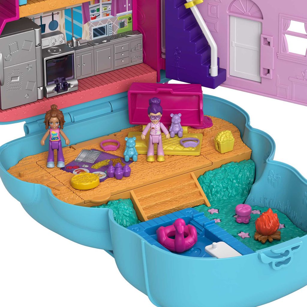 Taška s medvedíkmi Polly Pocket Sleepover, vrátane 2 Obrázok produktu 7