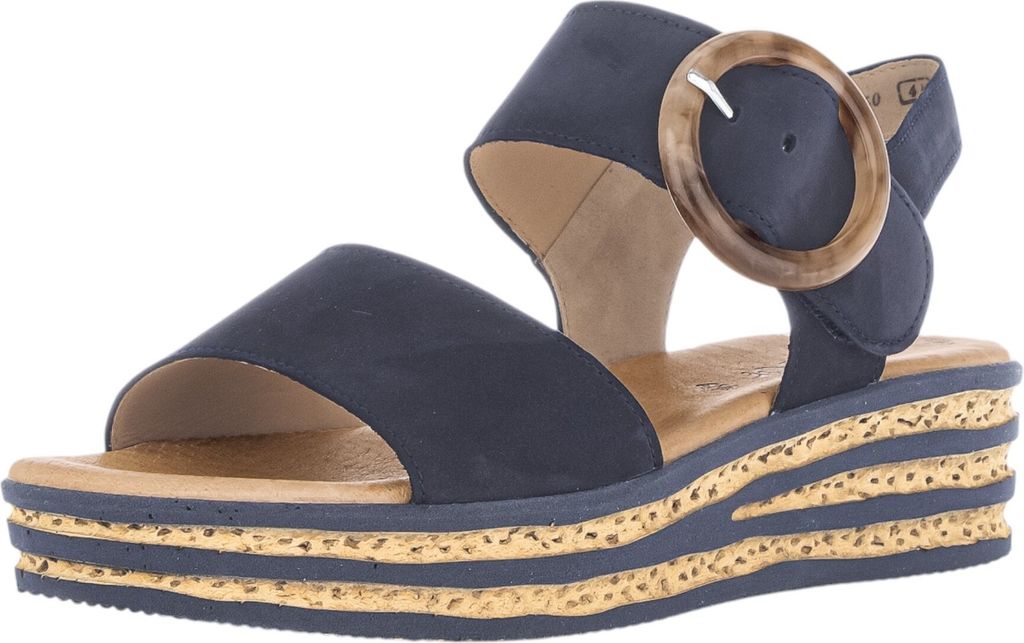 Gabor Keilsandaletten Damen 32303132373235 Blau 38 1/2 EU