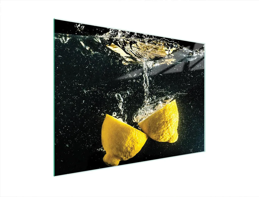 Tagliere in Vetro Temperato 40x30 Limoni - Design Italiano per Cucina