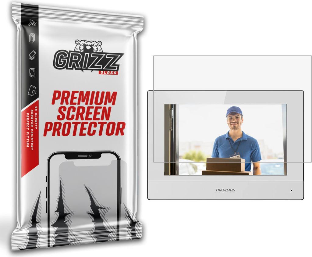 Matte Folie GrizzGlass PaperScreen für das Video-Türtelefon HIKVISION DS-KH6320-WTE2 7"