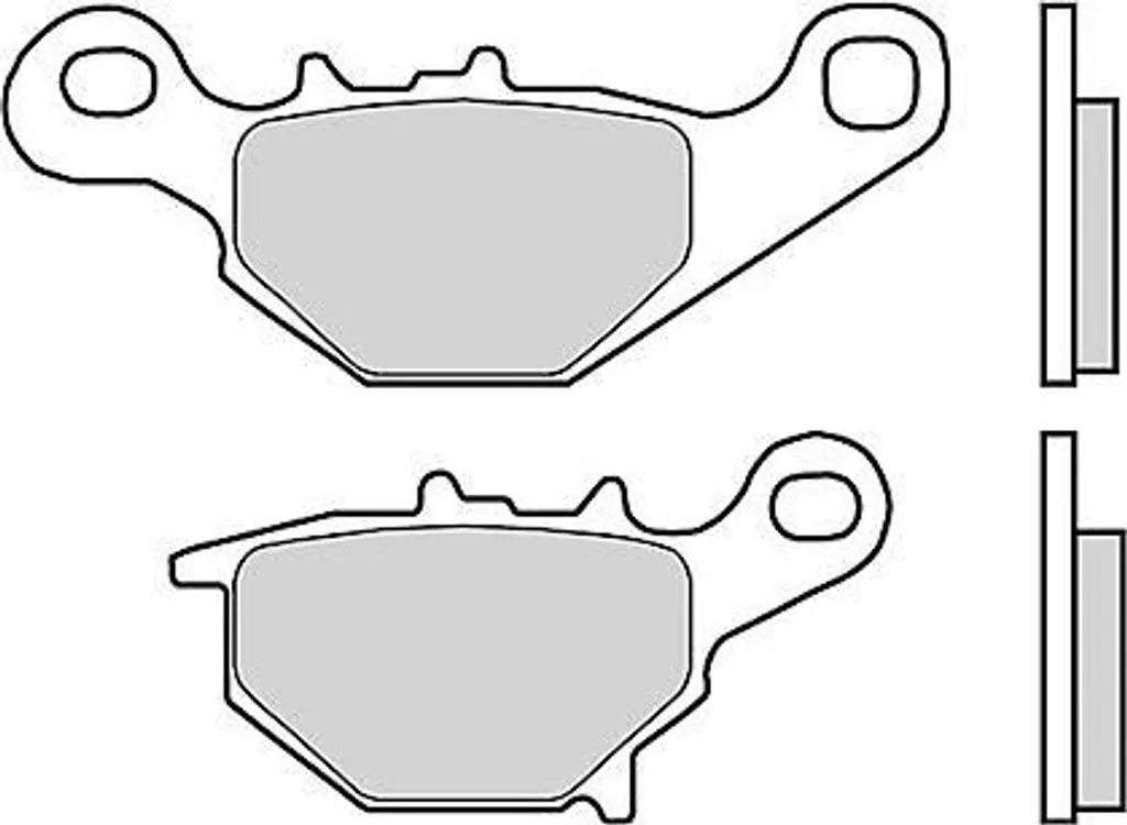 Plaquettes de frein Brembo 07SU31 type SD métal fritté tout-terrain ABE