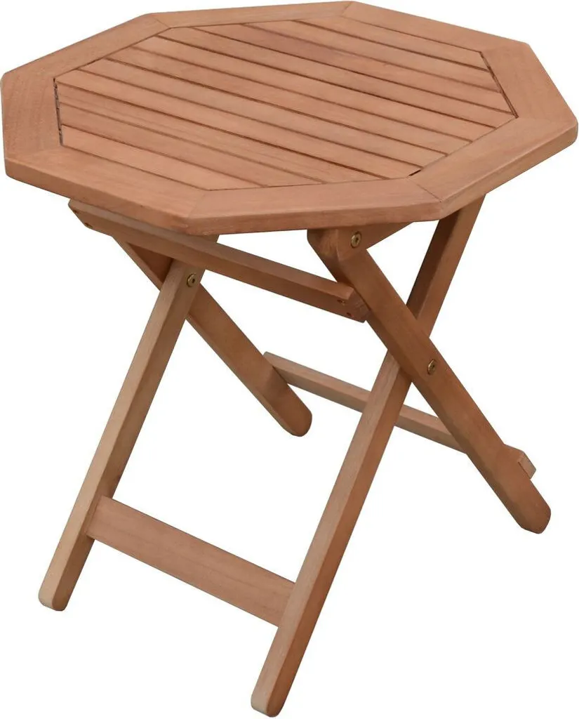 Table basse de terrasse MAYFIELD en eucalyptus pour repas d'été