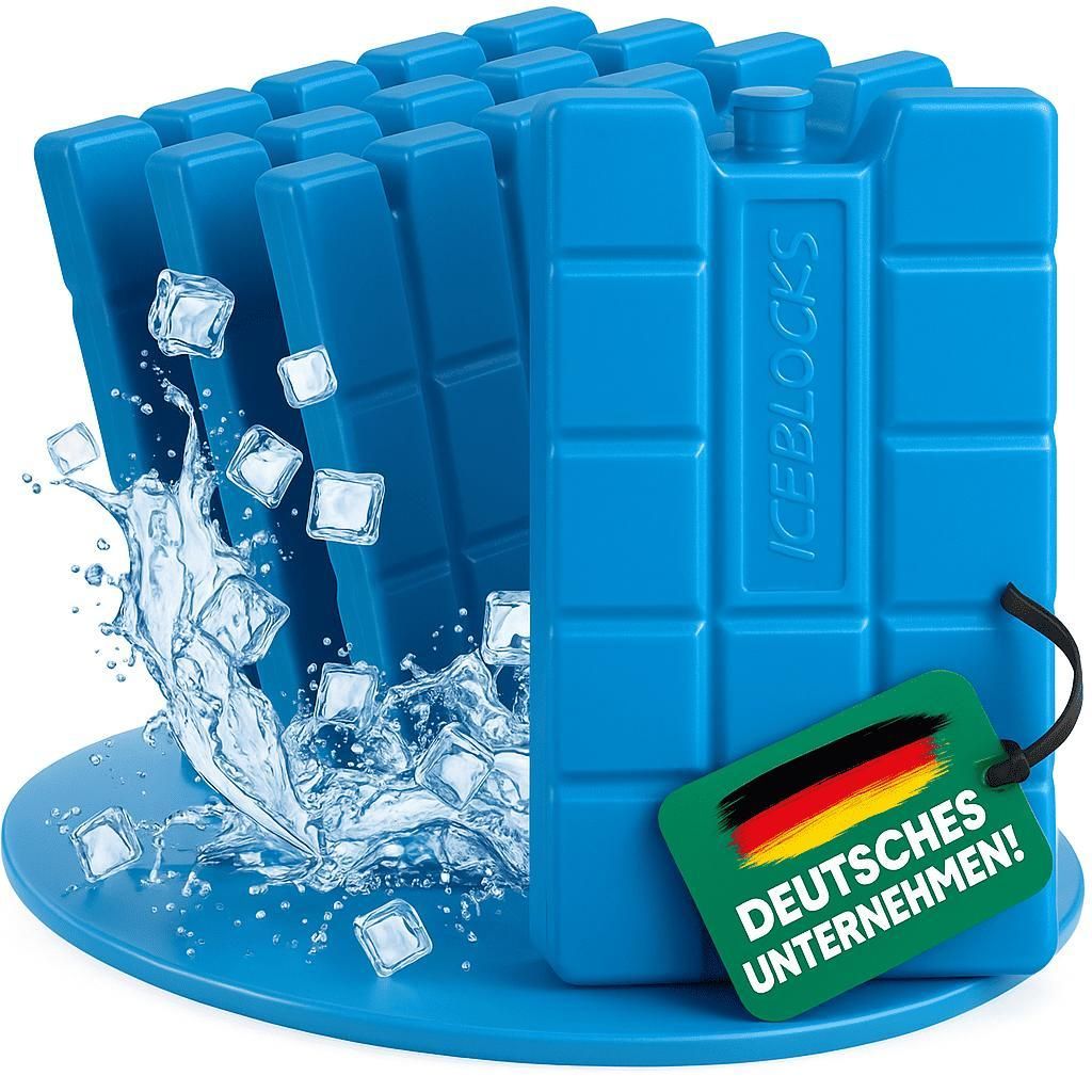 6er Set Kühlakku Kühlelement Kühltasche Kühlbox Kühlpacks Elemente 400ml