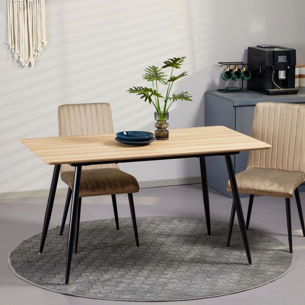 Homcom Skandi design Esstisch, Küchentisch, für 4 Personen, Produktbild 