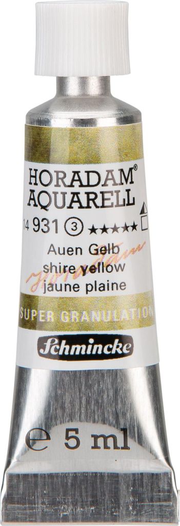 Schmincke – HORADAM AQUARELL, 5ml , Auen Gelb, Super Granulation, 14 931 001