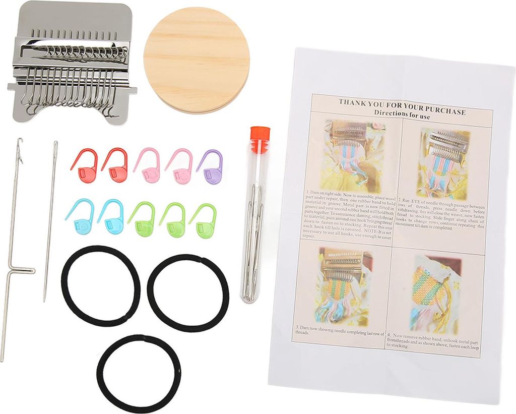 Mini-Strickmaschine, einfache Bedienung, Webstuhl, DIY-Hand für Zuhause