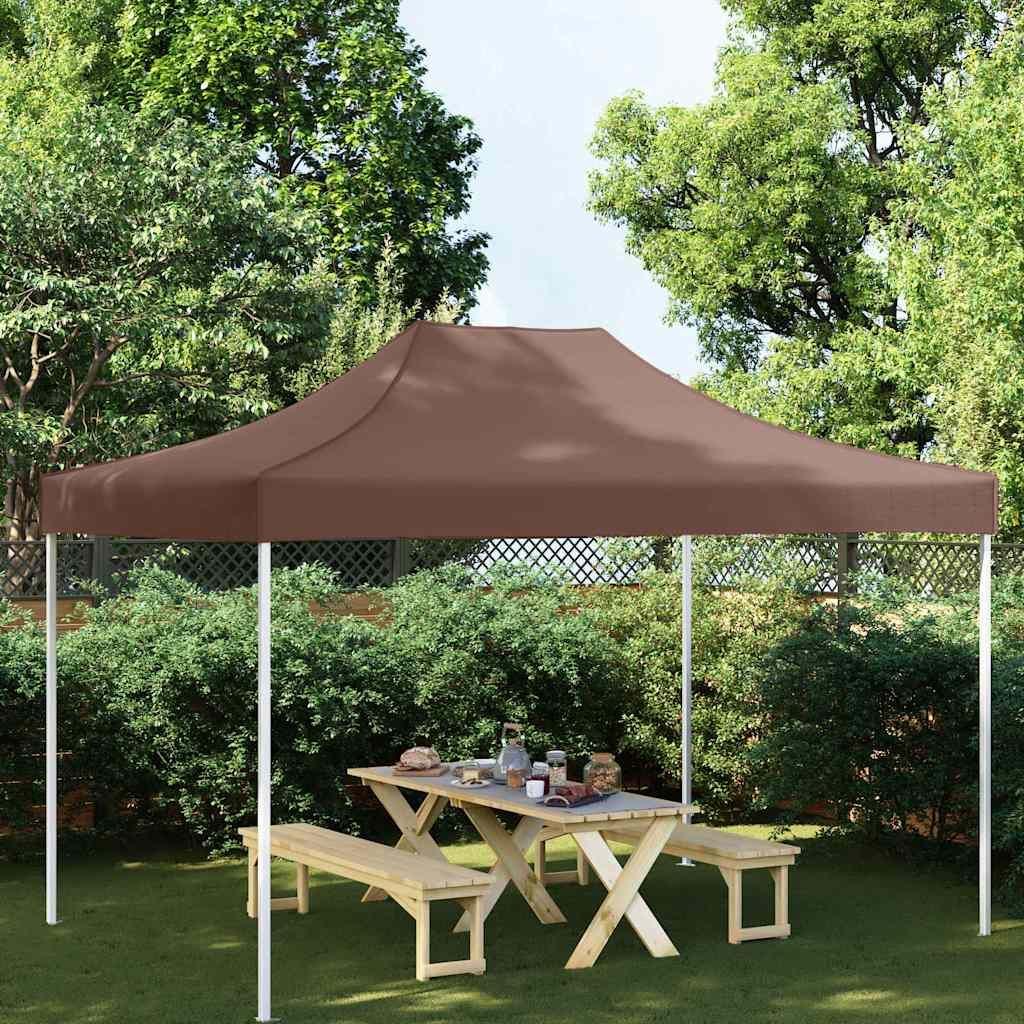 Maison Exclusive - Partyzelt-Dach 4x3 m Braun 270 g/m²
