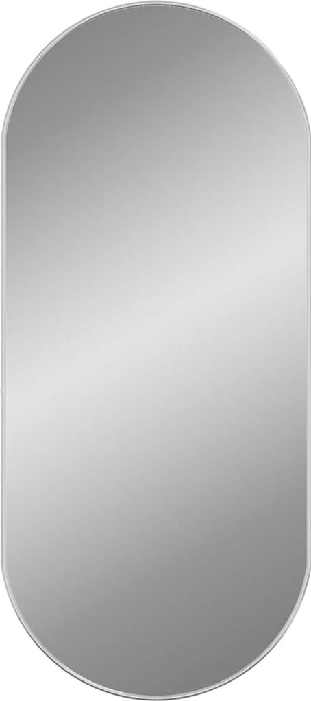 vidaXL Nástenné zrkadlo Silver 100x45 cm Oval Obrázok produktu 