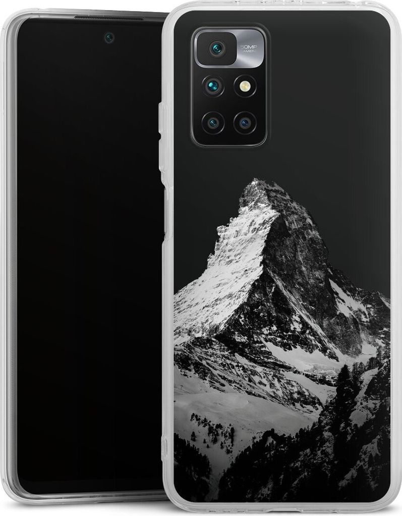 DeinDesign Handyhülle für Xiaomi Redmi 10 2022 Silikon Hülle Case Smartphone Schutzhülle Alpspitze Berg Schnee