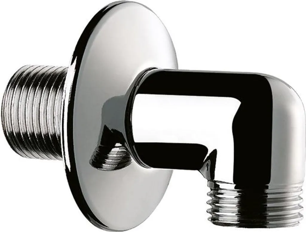 Gomito di collegamento Delabie a parete G1/2B H33mm per doccetta