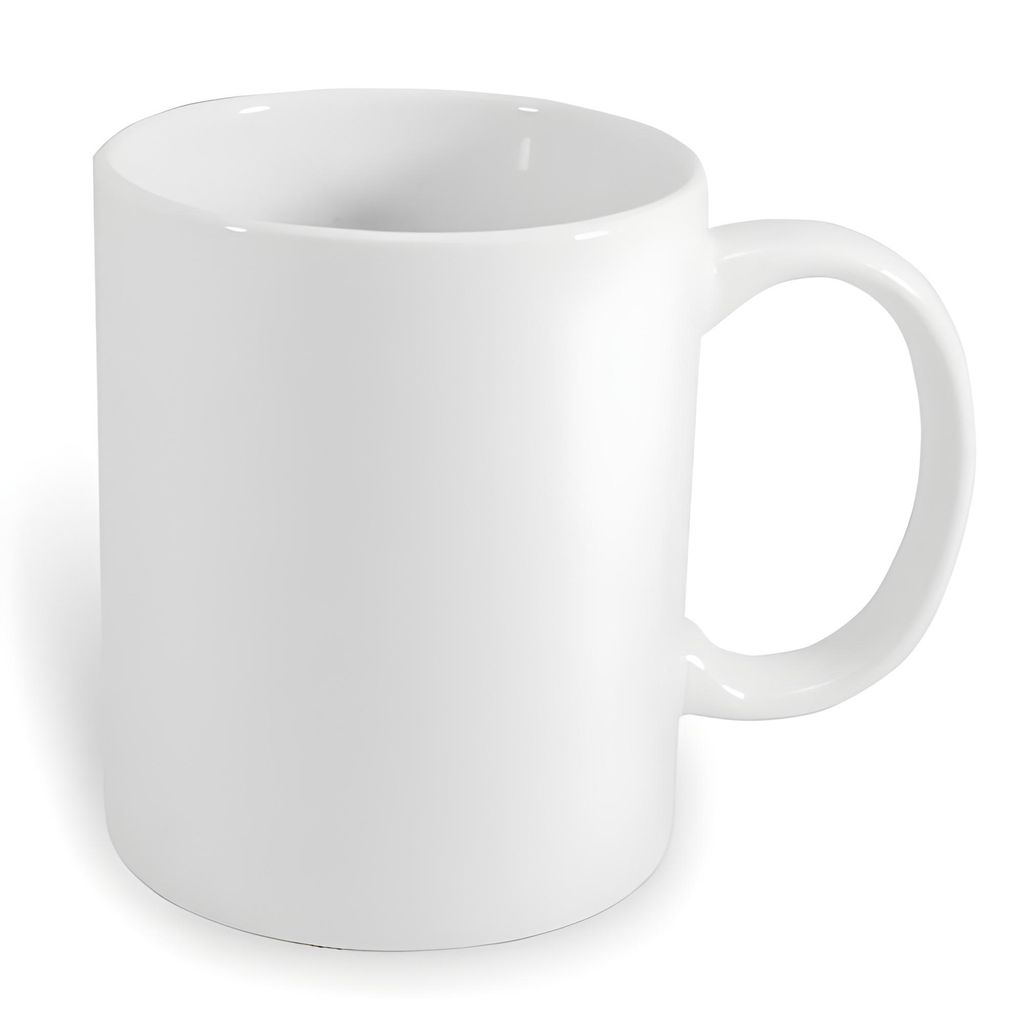 Biały Kubek Ceramiczny - klasa A - 330 ml – Kubek do Zdjęcie produktu 