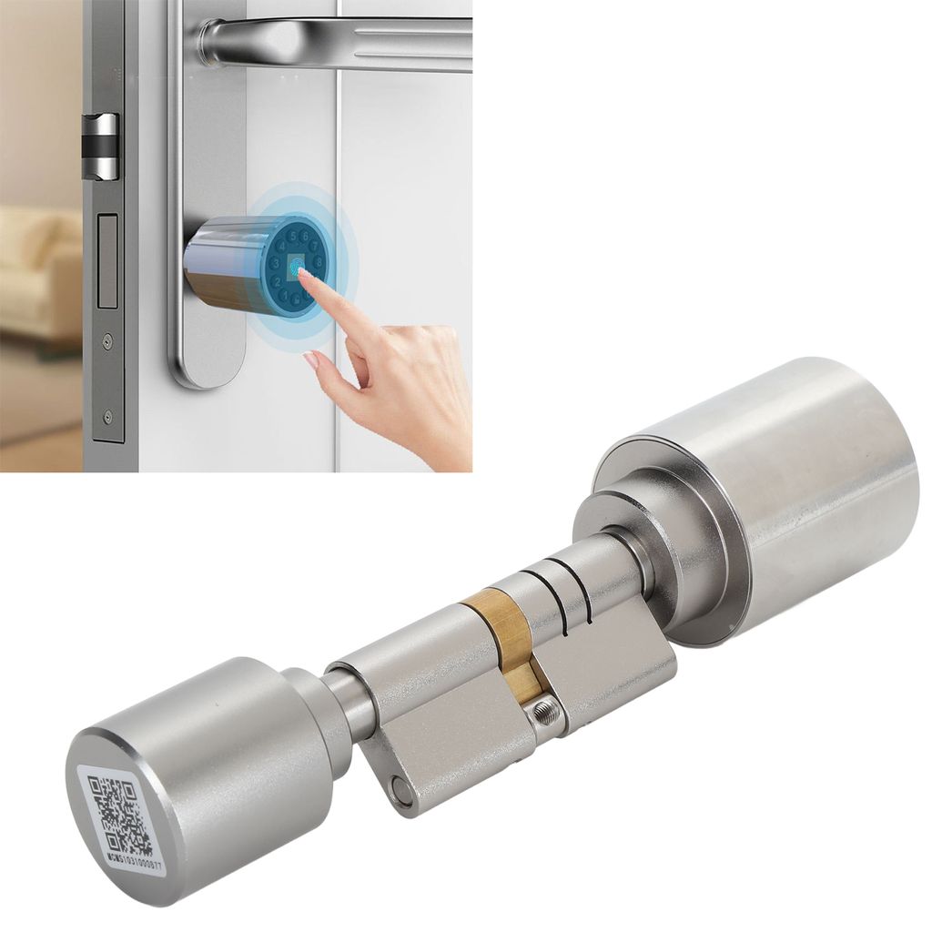 Smart Zylinderschloss – Bluetooth-Fernbedienung, APP- & Produktbild 6