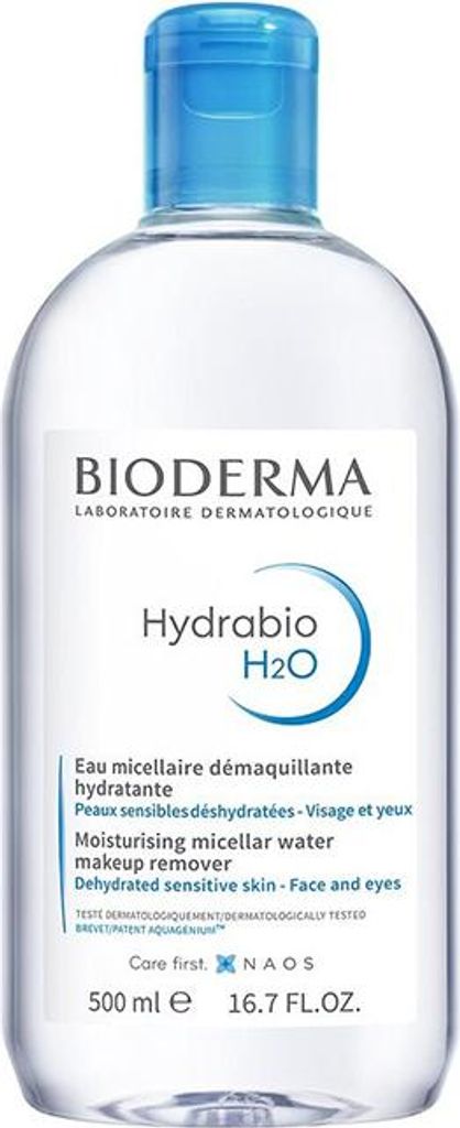 Bioderma Hydrabio H2O, Frauen, 500 ml, Anspruchsvolle Haut, Produktbild 