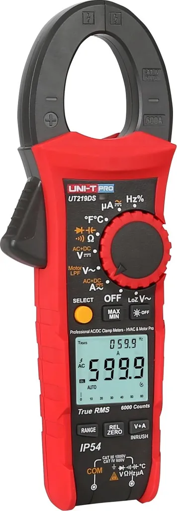 Multimètre pince ampèremétrique UT219DS pour courant AC et DC - 2