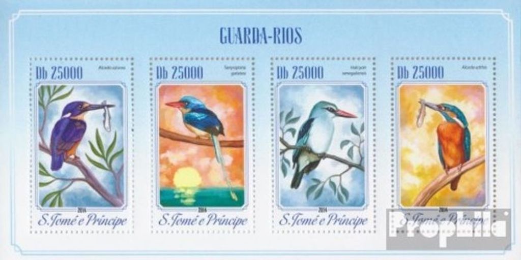 Briefmarken Sao Tome e Principe 2014 Mi 5815-5818 Produktbild 