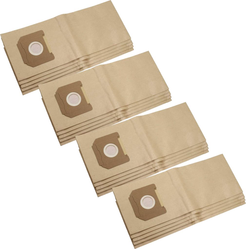 vhbw 20x Staubbeutel kompatibel mit Kärcher NT 361 Eco, NT 361 Eco Premium, NT 35/1 Tact TE M, NT 361 Eco MA Staubsauger - 29cm x 21cm braun