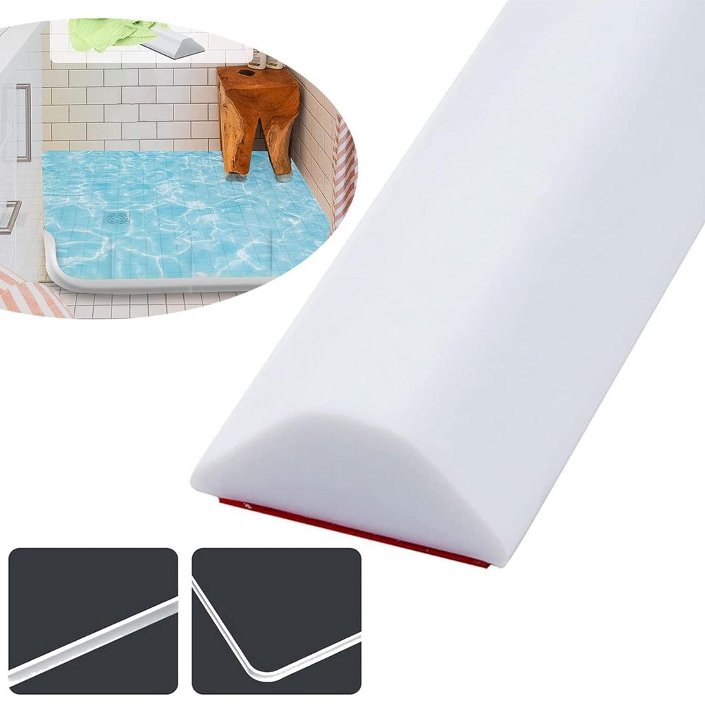 Selbstklebend Schwallschutzleiste Dusche, Begehbare Dusche Produktbild 