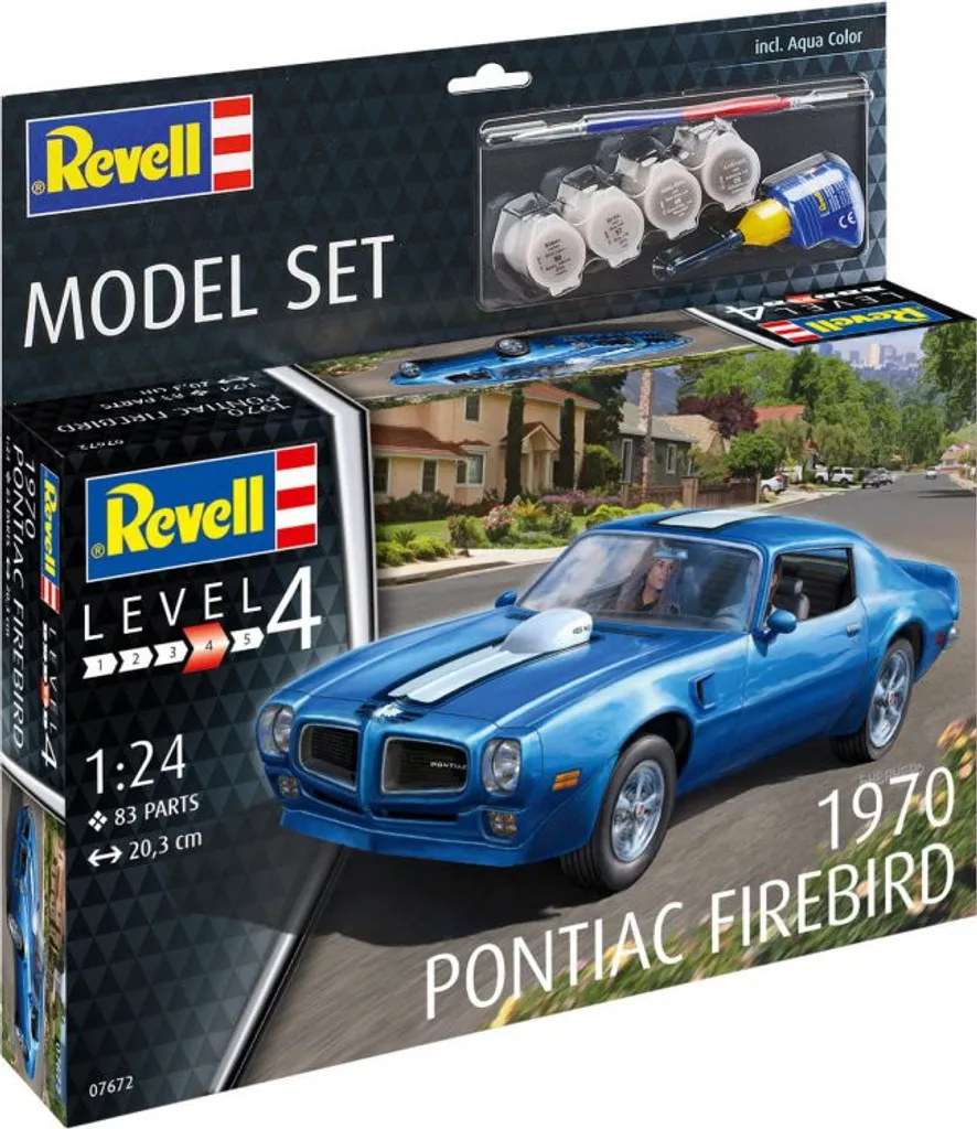 Revell Model Set 1970 Pontiac Firebird - Maquette voiture 1/25 (67272)